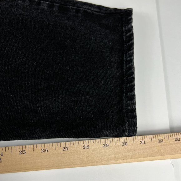 VTG 90s Levi's Jeans Men's 39 x 30* 550 Relaxed Straight Black Denim Orange Tab - Picture 12 of 16